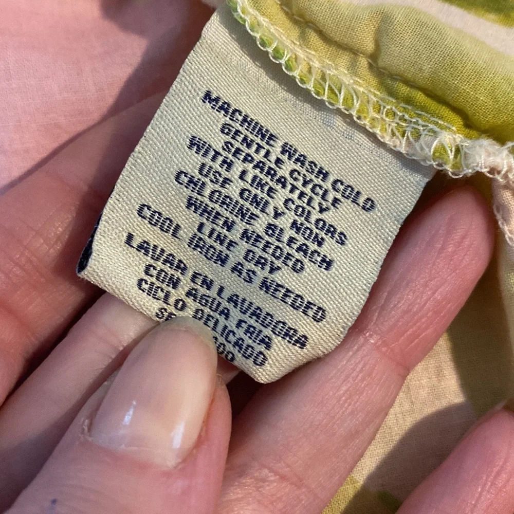 Caribbean Joe Floral Lightweight Cotton Short Sleeve Top Small - Picture 14 of 14